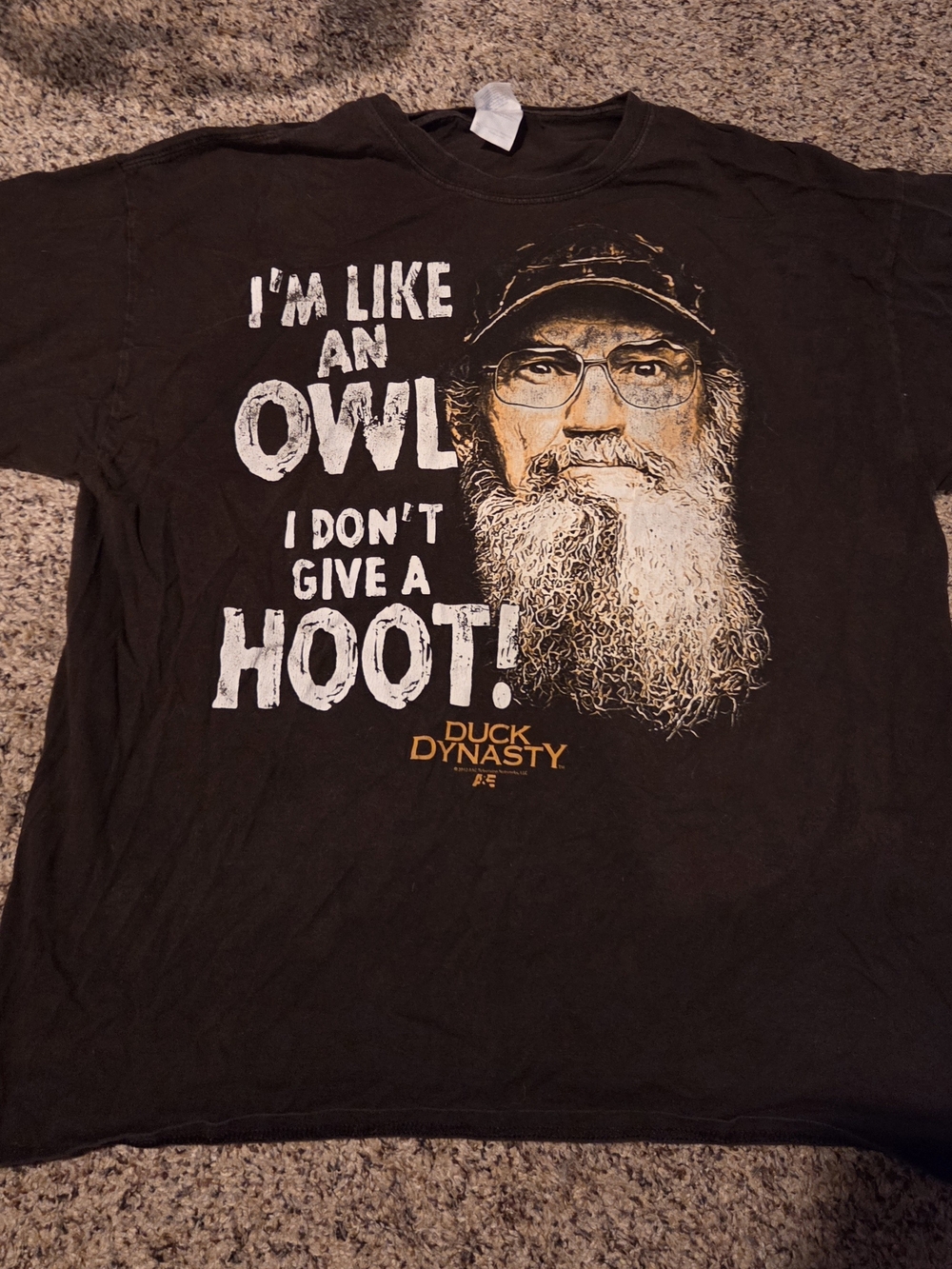 Vintage Brown Duck Dynasty Graphic Tee with White and Brown XL Print Shirt
